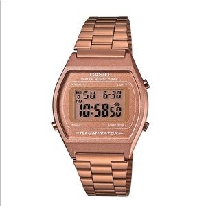 Rose Gold Casio Watch